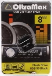 Флеш-накопитель OLTRAMAX 8GB Mini 50 черный USB флэш-накопитель 50