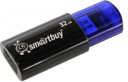 Флеш-накопитель SMARTBUY 32GB CLICK BLACK/BLUE