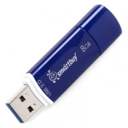 Флеш-накопитель SMARTBUY (SB8GBCRW-Bl) 8GB CROWN BLUE 3.0