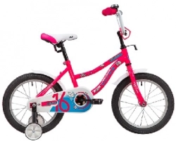 Велосипед NOVATRACK Neptune 16" (2020) темно-розовый