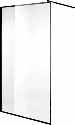 Душевой уголок Niagara Nova 110x120-65 прозрачный с рисунком, черный (NG-687-11BLACK)