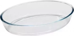 Форма для выпечки MALLONY запекания CRISTALLINO, объем 0,7 л, из боросиликатного стекла, овальной формы, без ручек (005562)