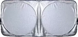Штора NOVA BRIGHT солнцезащитная, металлизированная, под лобовое стекло (серебро), 130х60см