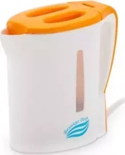 Чайник электрический ВЕЛИКИЕ РЕКИ Мая-1 бело-оранжевый, 0,5 л