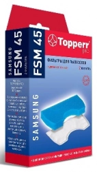 Комплект фильтров для пылесосов TOPPERR FSM 45 (Губчатый фильтр+ сетчатый фильтр ) Samsung Фильтр 45 )
