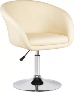 Кресло Dobrin дизайнерское EDISON LM-8600 кремовый