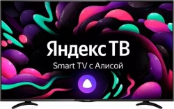 Телевизор YUNO ULX-55UTCS3234 Яндекс.ТВ черный Ultra HD 50Hz DVB-T2 DVB-C DVB-S2 USB WiFi SmartTV