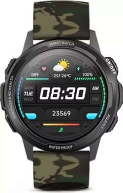 Умные часы BQ Watch 1.3 Black+Cammo Wristband