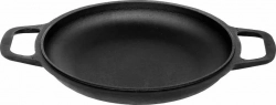 Сковорода ГАРДАРИКА 0026-4 чугунная порционная с двумя ручками д.26см -крышка с