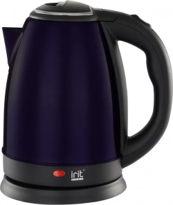 Чайник электрический IRIT IR-1355 (черный) нержавейка элетрический