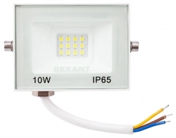 Прожектор REXANT (605-023) СДО 10Вт, белый прожектор прожектор