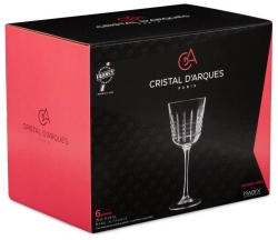 Набор бокалов CRISTAL DARQUES Q4341 для вина RENDEZ-VOUS 6шт 250мл