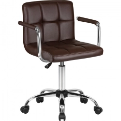 Кресло офисное Dobrin для персонала TERRY LM-9400 коричневый