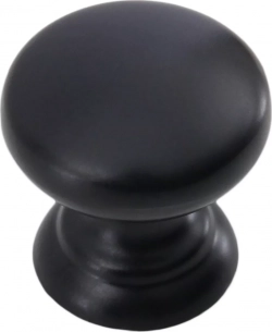 Ручка дверная Боярд Ручка-кнопка Ursula RC433 черная матовая
