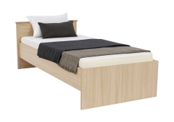 Кровать Боровичи-Мебель односпальная Мелисса дуб сонома