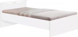 Кровать Боровичи-Мебель односпальная Мелисса белая