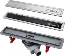 Душевой лоток PESTAN With Black Glass Line 450 мм (13000291)