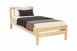 Кровать Боровичи-Мебель Массив 0.9 м натуральный