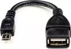Кабель ATCOM (AT3792) USB 2.0 (AF/Micro 5P OTG) - 0.1 м (10) кабель кабель 5P - м
