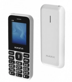 Смартфон MAXVI C30 White Телефон мобильный