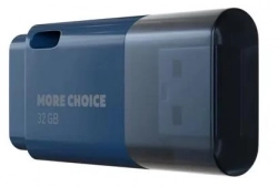 Флеш-накопитель MORE CHOICE (4610196401107) MF32 USB 32GB 2.0 Dark Blue флэш-накопитель