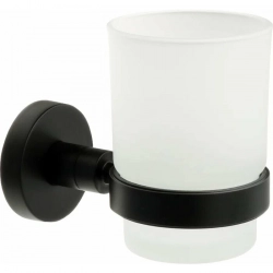 Стакан Fixsen Comfort Black черный матовый/стекло матовое (FX-86006)