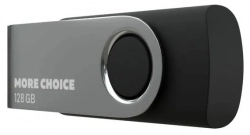 Флеш-накопитель MORE CHOICE (4610196407680) MF128-4 USB 128GB 2.0 Black флэш-накопитель