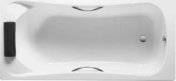 Акриловая ванна ROCA BeCool 180x80 см, с ручками, каркас, слив-перелив