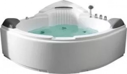 Акриловая ванна GEMY 152x152 с гидромассажем (G9082 B)