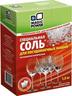 Аксессуар для посудомоечных машин MAGIC POWER MP-2030 Соль ПММ 1,5 кг
