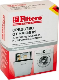 Аксессуар для посудомоечных машин FILTERO Средство от накипи СМ и ПММ, Арт.601
