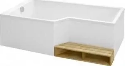 Акриловая ванна JACOB DELAFON Bain-Douche Neo 170x90 левая E6D002L-00