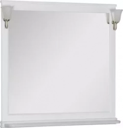 Зеркало AQUANET Валенса 110 с светильниками, белое (180291, 173024)