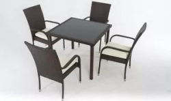 Комплект Vinotti F0824 (4 кресла+стол)