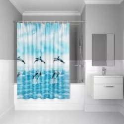 Штора для ванной IDDIS Promo 180x180, голубая (P21PV11i11)