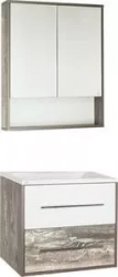Мебель для ванной Style line Экзотик 65 бетон экзотик, белый глянец, Бали 65
