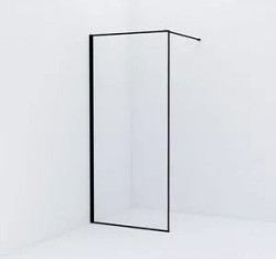 Душевой уголок IDDIS Slide 90x195 стекло прозрачное, профиль черный (SLI8BS9i23)
