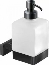 Дозатор Inda для жидкого мыла Lea черный матовый (A18120NE21)