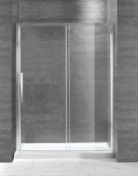 Душевая дверь CEZARES Lux-Soft W-BF-1 130 прозрачная, хром (Lux-Soft-W-BF-1-130-C-Cr-IV)