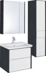 Мебель для ванной ROCA Ronda 60 антрацит/белый глянец