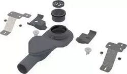 Сифон AlcaPlast DN40 экстранизкий, с комплектом регулируемых ножек (APZ-S6)