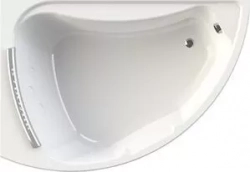 Акриловая ванна RADOMIR Альбена 168х120 левая, с каркасом, подголовником, фронтальной панелью, сливом-переливом (1-01-2-1-1-015К)