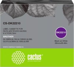 Расходный материал для печати CACTUS CS-DK22210 черный