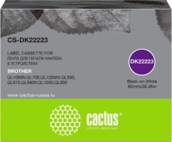 Расходный материал для печати CACTUS CS-DK22223 черный