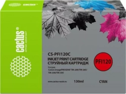 Расходный материал для печати CACTUS CS-PFI120C голубой