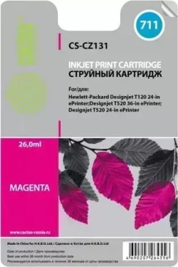 Расходный материал для печати CACTUS CS-CZ131 MAGENTA